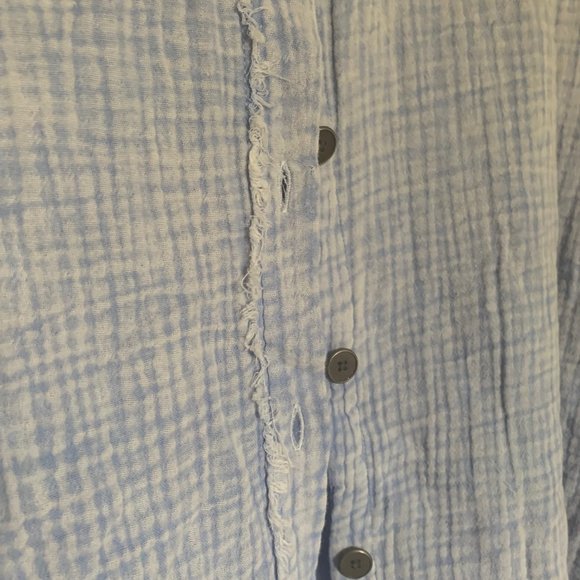 PLW Garment Dyed Beach Blouse - Cream - Picture 5 of 5